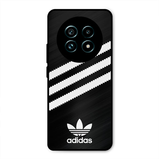 ADIDAS BLACK WHITE STRIPEWAVES PREMIUM GLOSSY PHONECASE FOR REALME 13 PRO PLUS