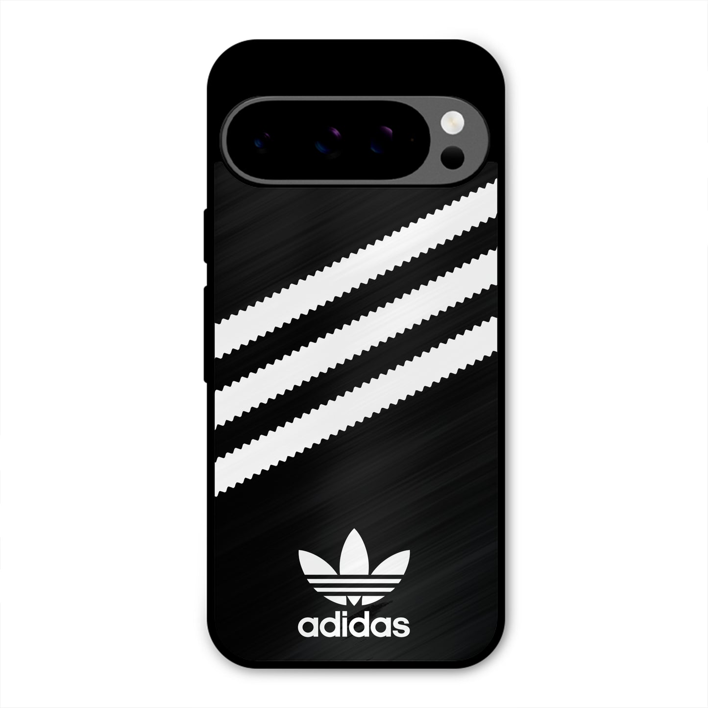 ADIDAS BLACK WHITE STRIPEWAVES NEW METAL COVER FOR PIXEL 9 PRO