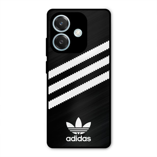 ADIDAS BLACK WHITE STRIPE WAVES PREMIUM GLOSSY PHONECASE FOR OPPO A3