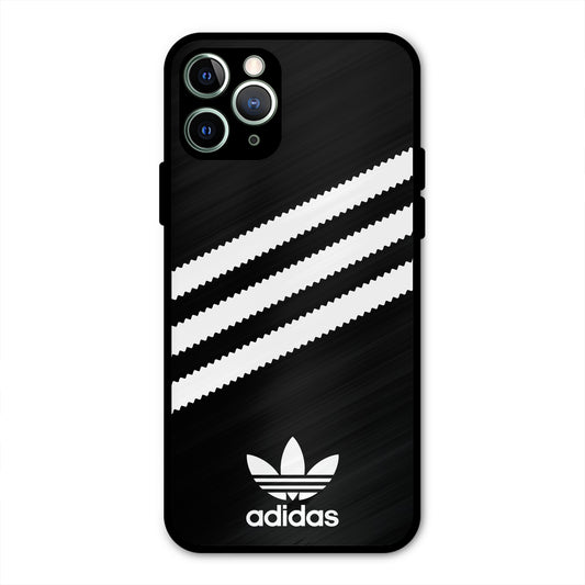 ADIDAS BLACK WHITE STRIPEWAVES PREMIUM GLOSSY PHONECASE FOR IPHONE 11 Pro Max