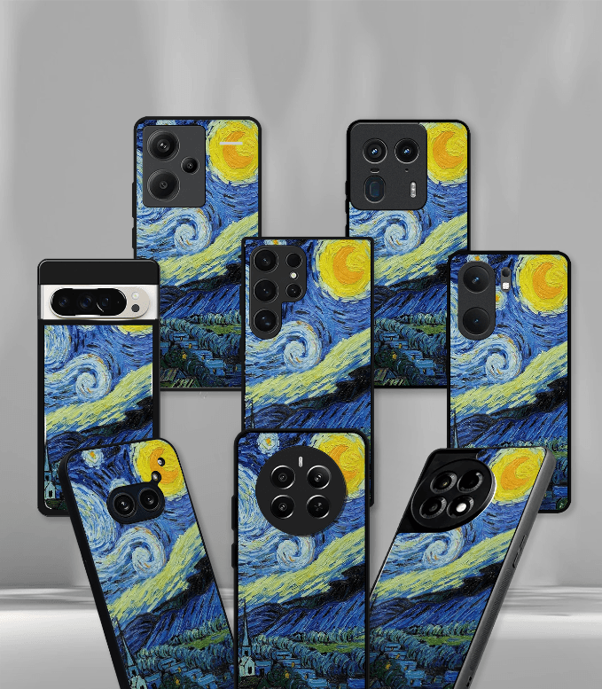 aesthetic bliss premium glossy phone case