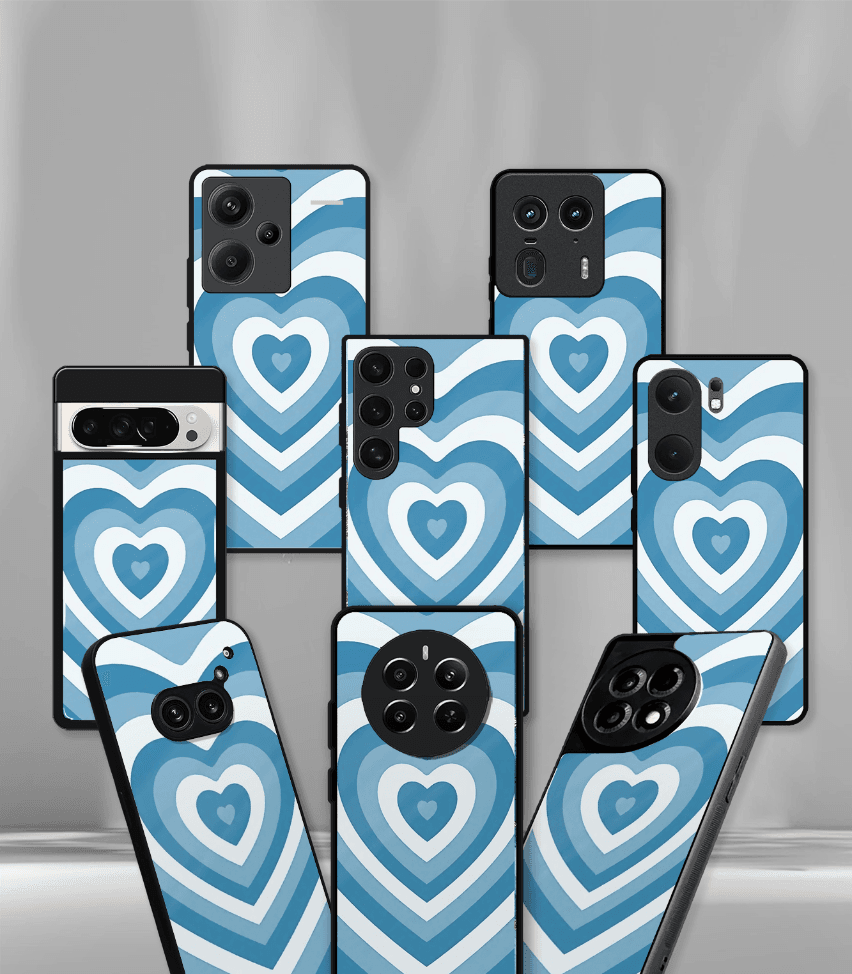 aesthetic bliss premium glossy phone case