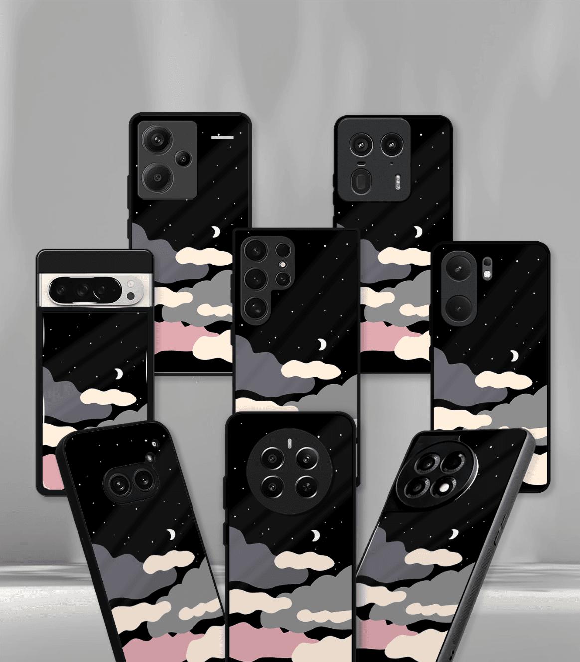 aesthetic bliss premium glossy phone case