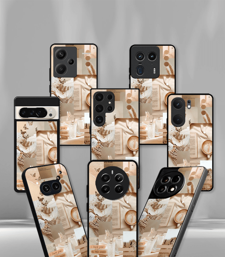 aesthetic bliss premium glossy phone case