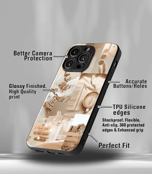 Aesthetic Bliss Premium Glossy Phone Case