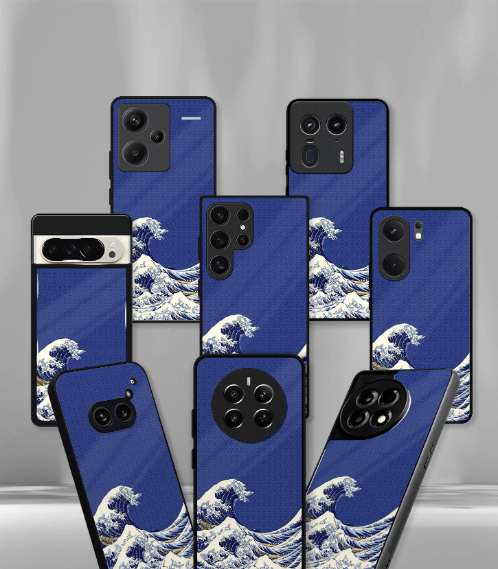 aesthetic bliss premium glossy phone case