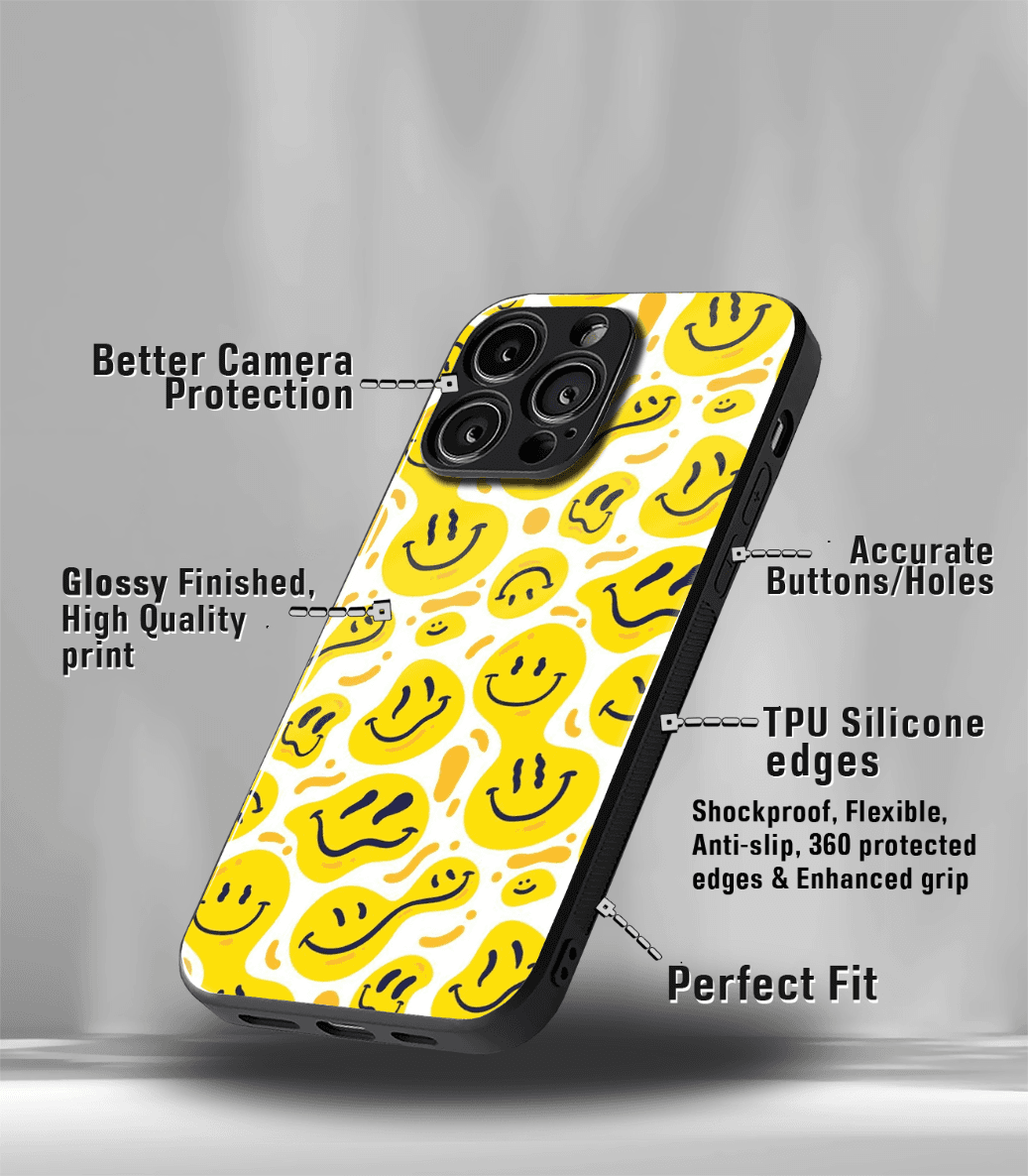 aesthetic bliss premium glossy phone case