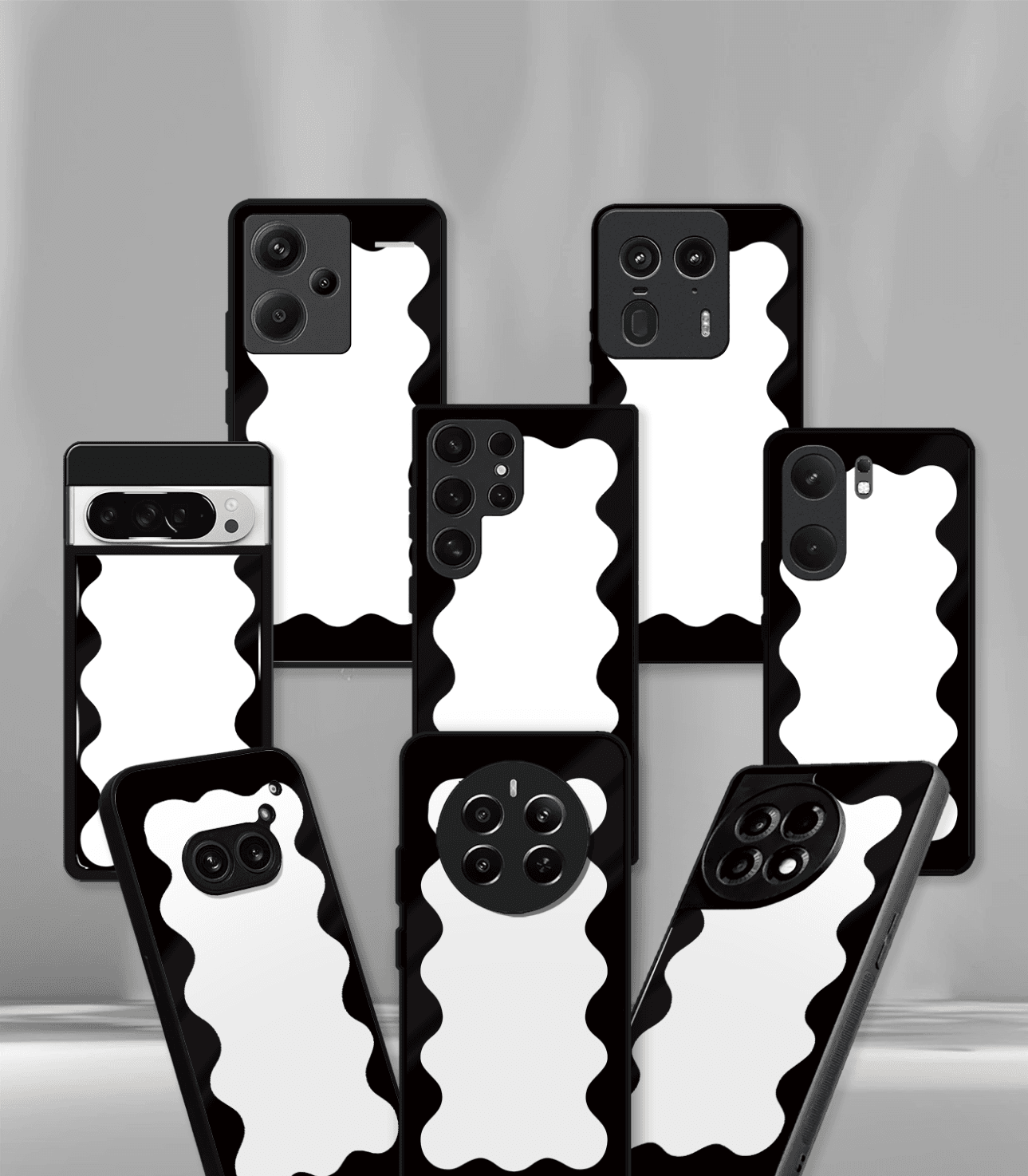 aesthetic bliss premium glossy phone case