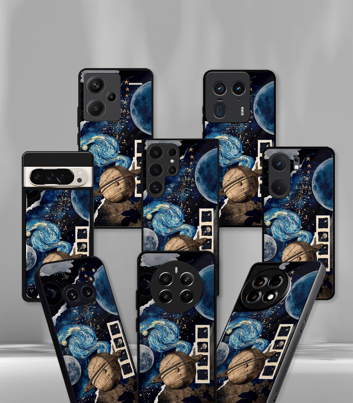 aesthetic bliss premium glossy phone case