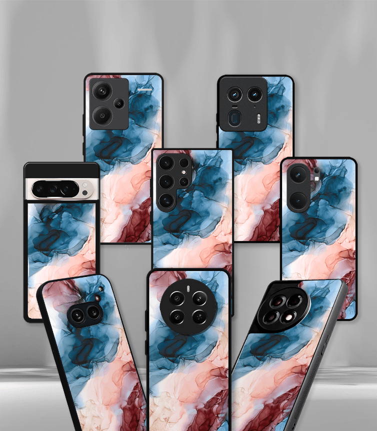 aesthetic bliss premium glossy phone case