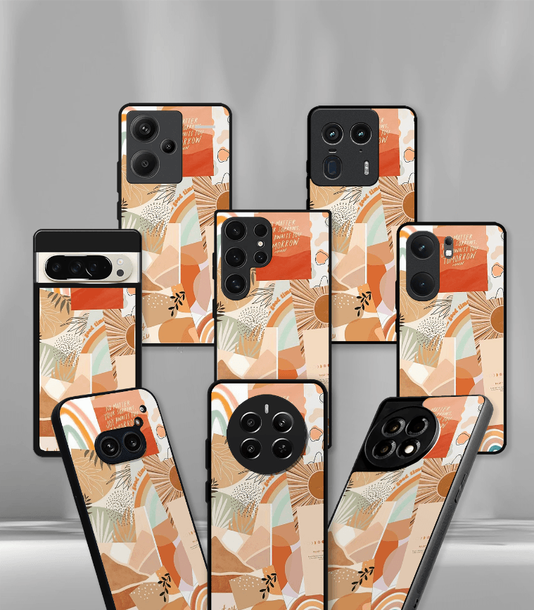 aesthetic bliss premium glossy phone case