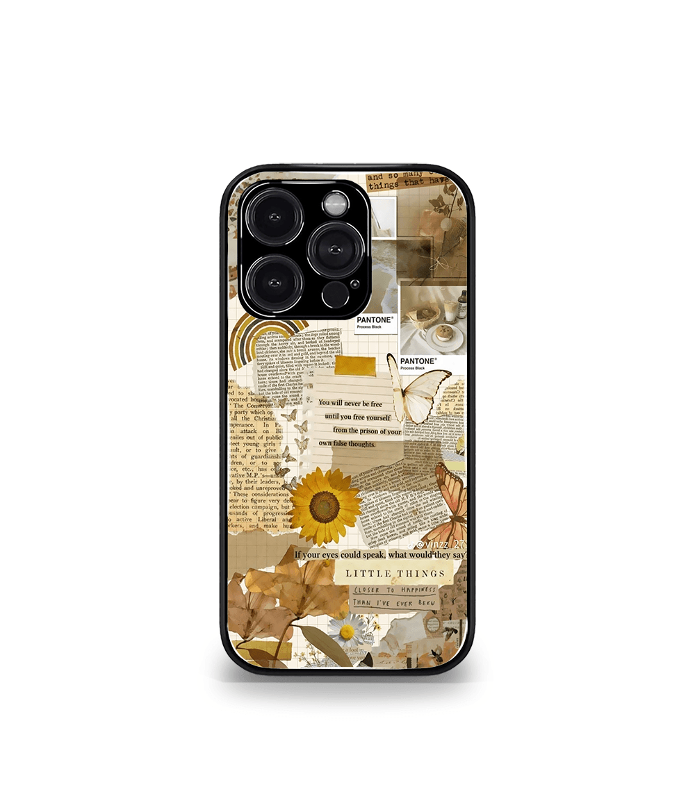 aesthetic bliss premium glossy phone case