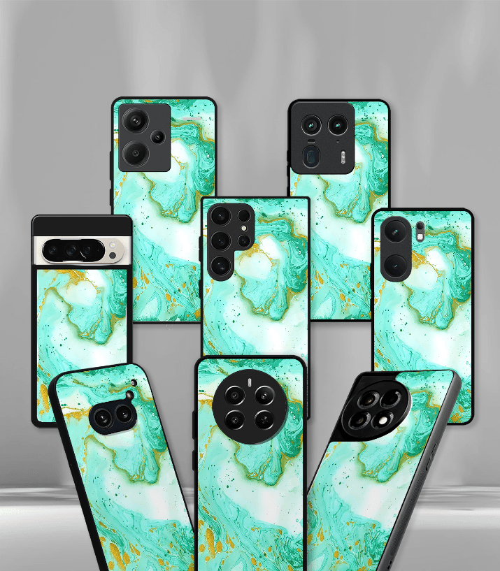 aesthetic bliss premium glossy phone case