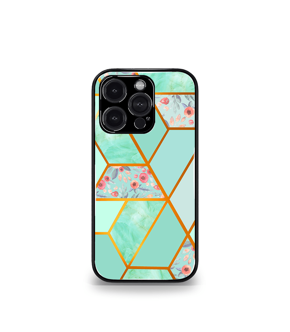aesthetic bliss premium glossy phone case