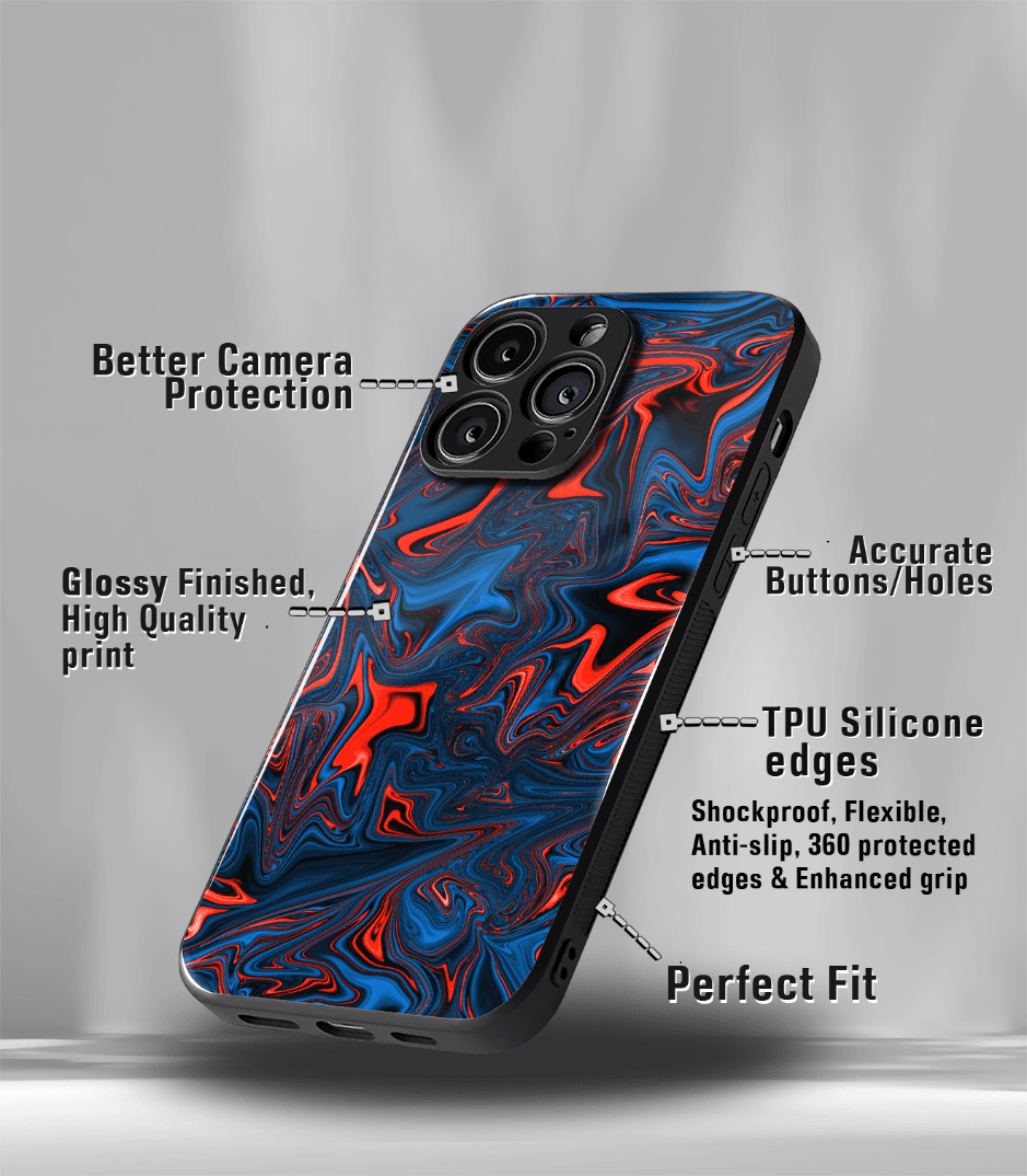 aesthetic bliss premium glossy phone case