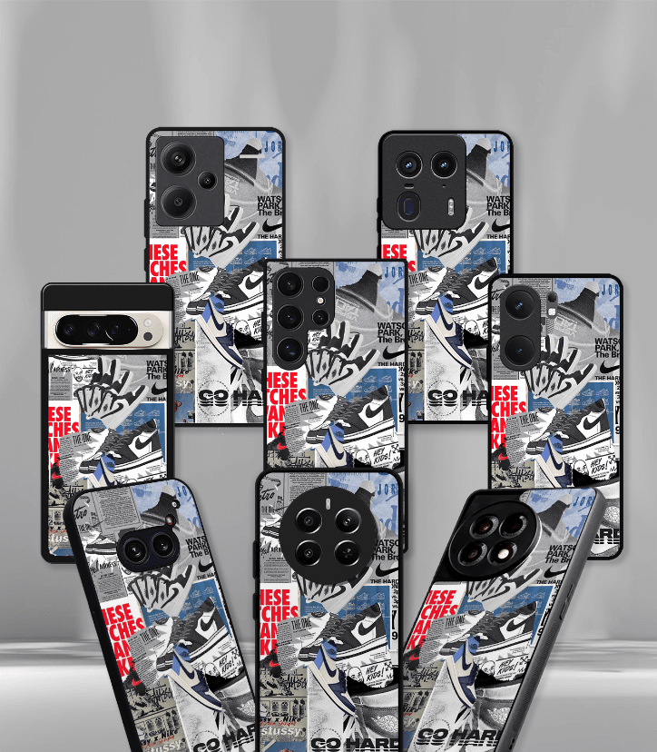 aesthetic bliss premium glossy phone case