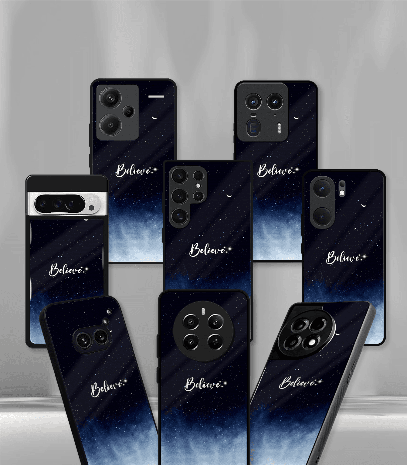 aesthetic bliss premium glossy phone case