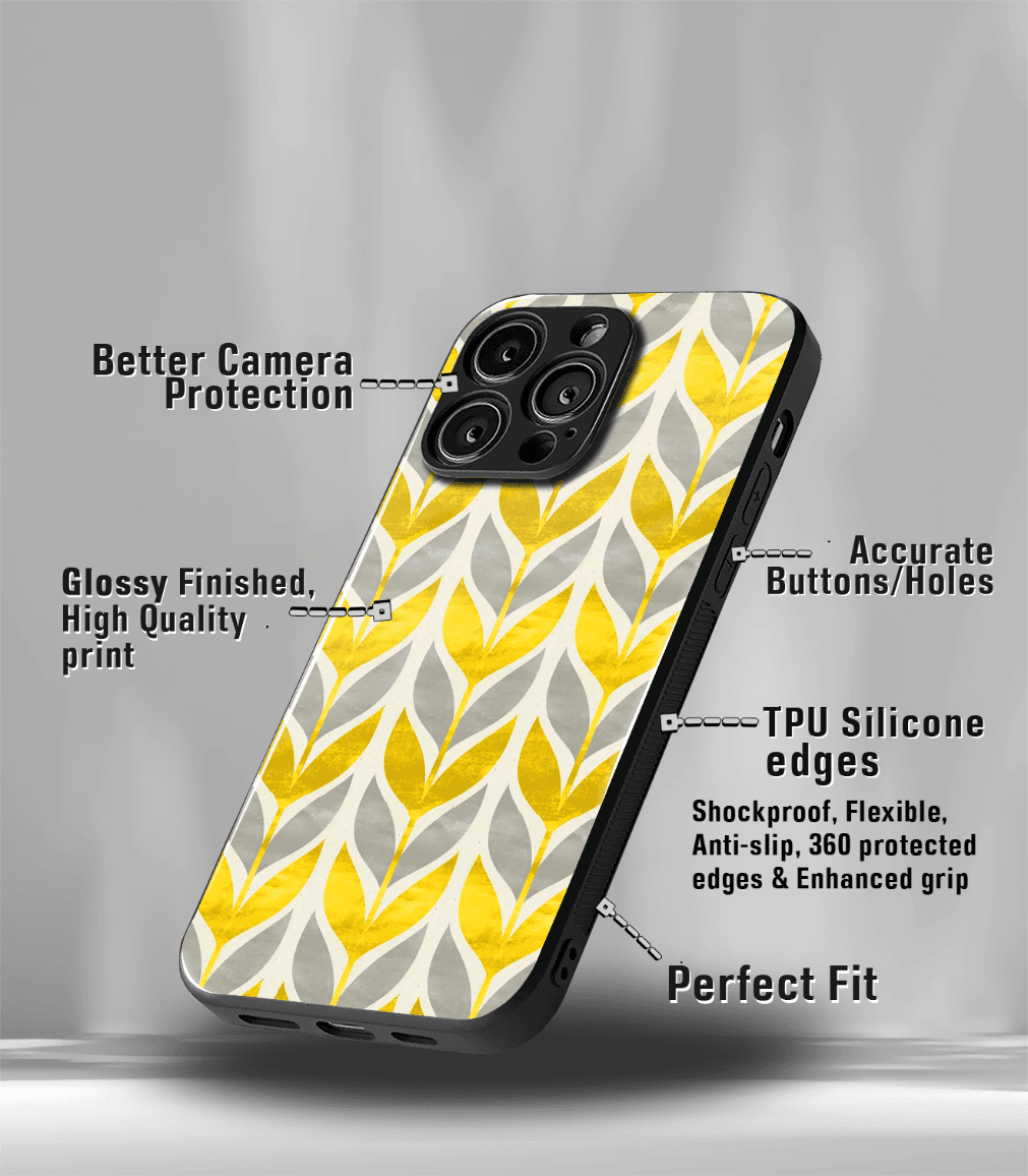 aesthetic bliss premium glossy phone case