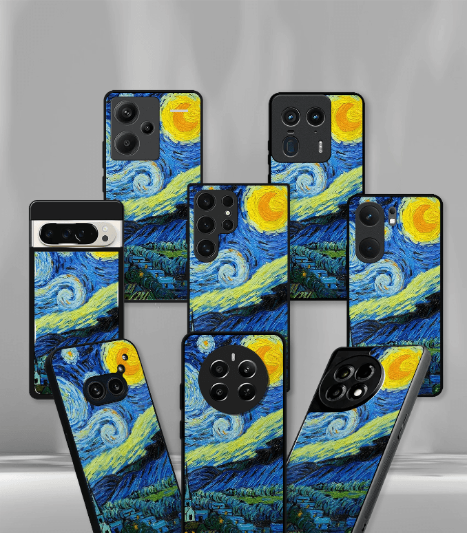 aesthetic bliss premium glossy phone case