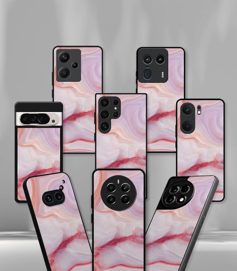 aesthetic bliss premium glossy phone case