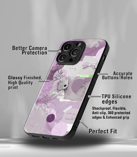Aesthetic Bliss Premium Glossy Phone Case