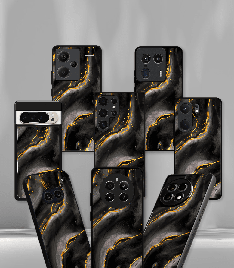 aesthetic bliss premium glossy phone case