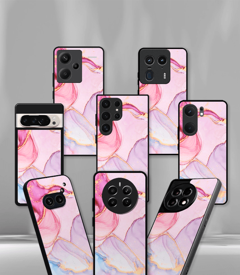 aesthetic bliss premium glossy phone case