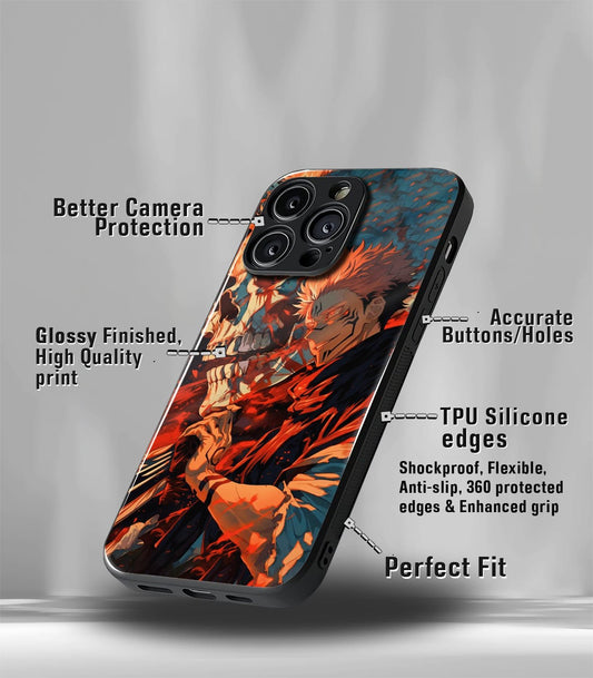 Anime printed Premium Glossy Phone Case compatible for all phone models