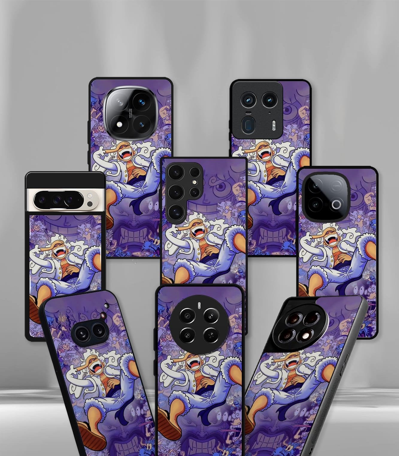 anime printed premium glossy phone case compatible for all phone models