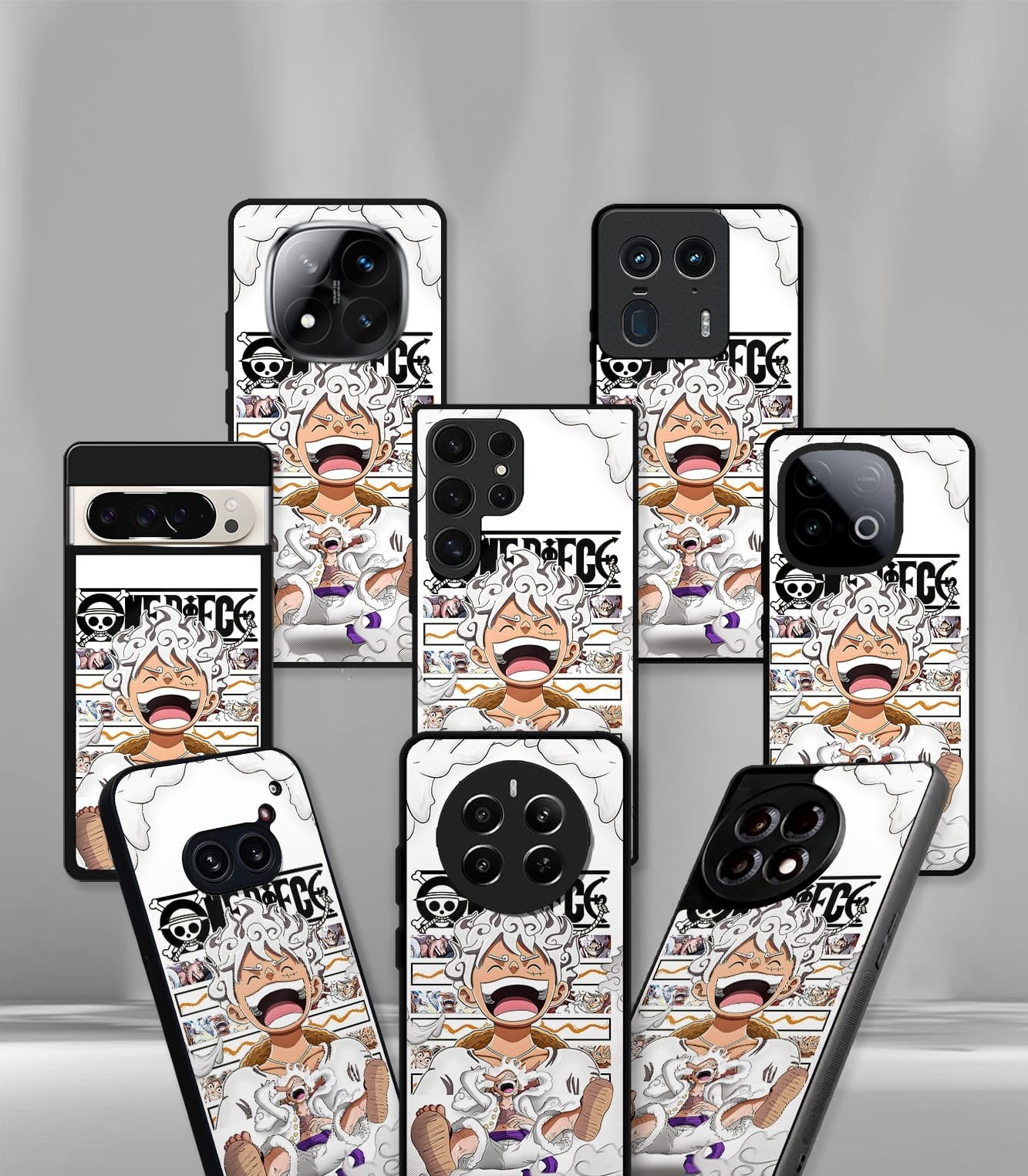 anime printed premium glossy phone case compatible for all phone models