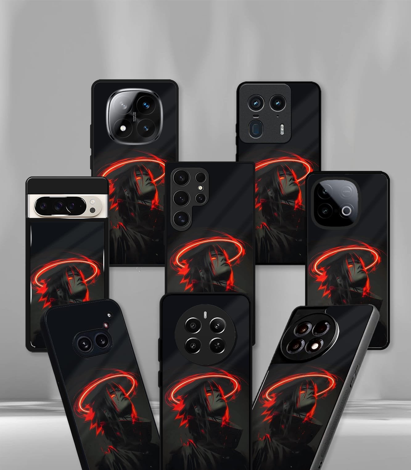 anime printed premium glossy phone case compatible for all phone models