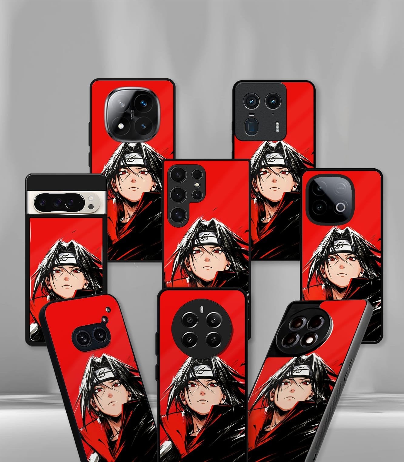 anime printed premium glossy phone case compatible for all phone models