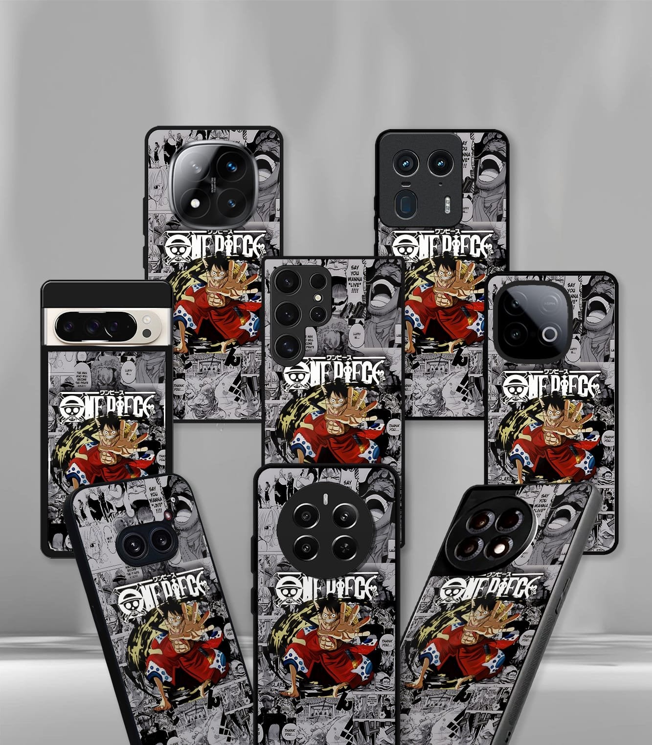 anime printed premium glossy phone case compatible for all phone models