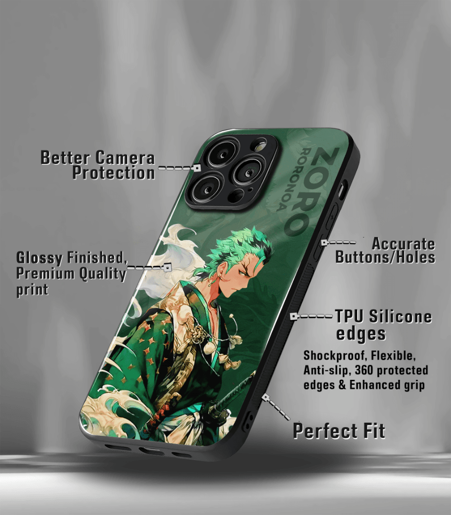 anime printed premium glossy phone case compatible for all phone models