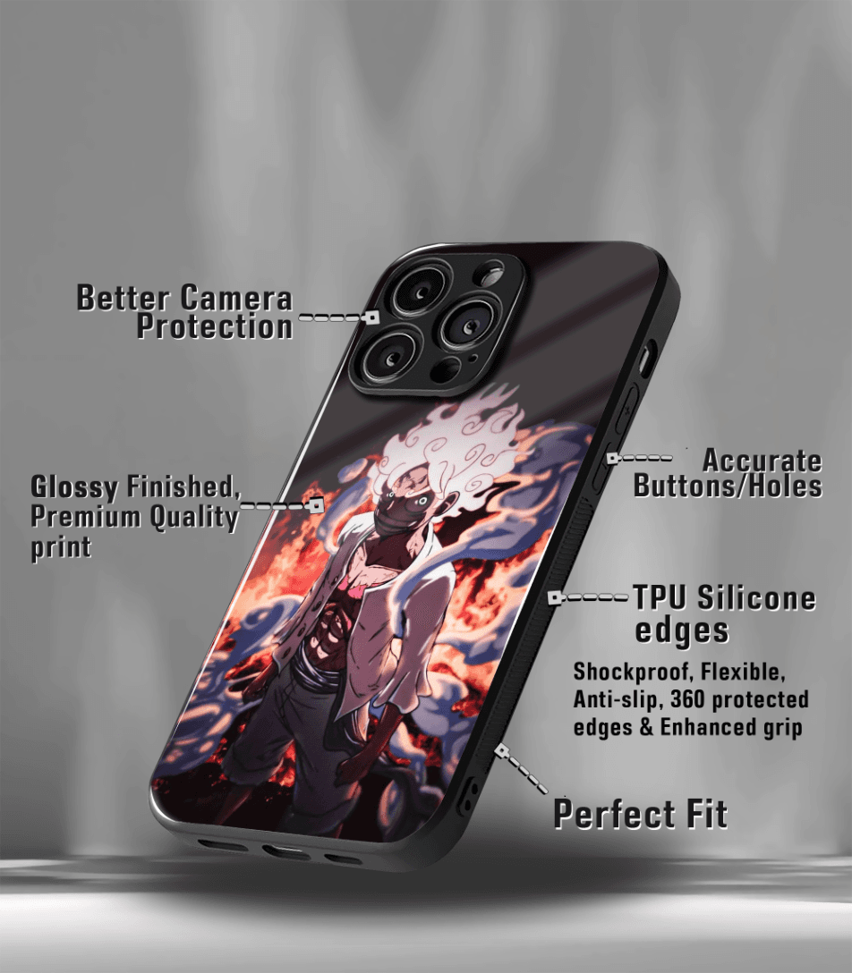 anime printed premium glossy phone case compatible for all phone models