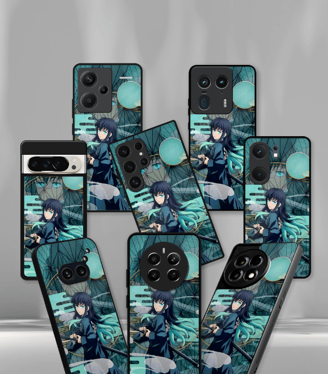 anime printed premium glossy phone case compatible for all phone models