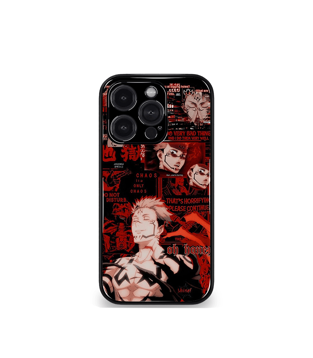 anime printed premium glossy phone case compatible for all phone models