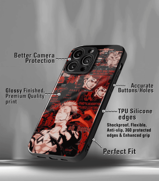 Anime printed Premium Glossy Phone Case compatible for all phone models