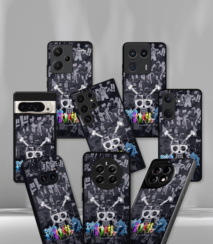 anime printed premium glossy phone case compatible for all phone models