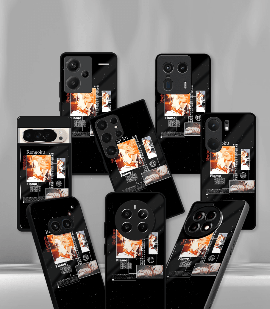 anime printed premium glossy phone case compatible for all phone models