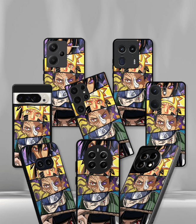 anime printed premium glossy phone case compatible for all phone models