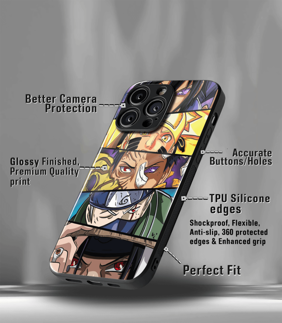 anime printed premium glossy phone case compatible for all phone models