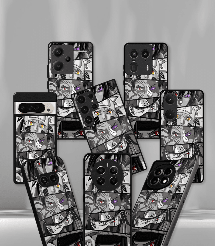 anime printed premium glossy phone case compatible for all phone models