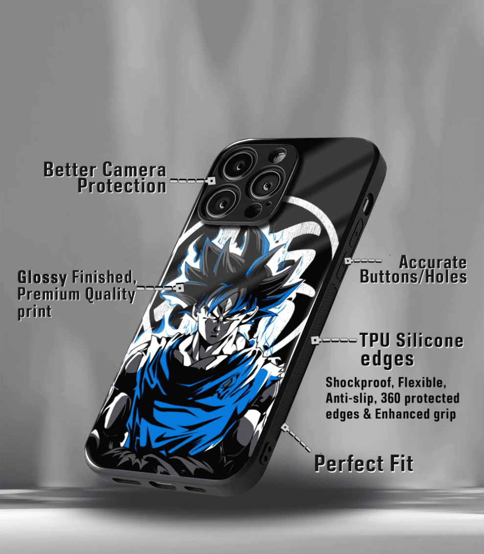 anime printed premium glossy phone case compatible for all phone models