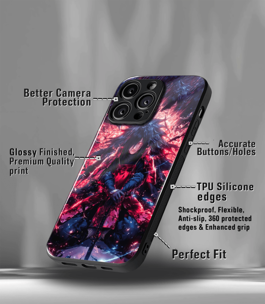 anime printed premium glossy phone case compatible for all phone models
