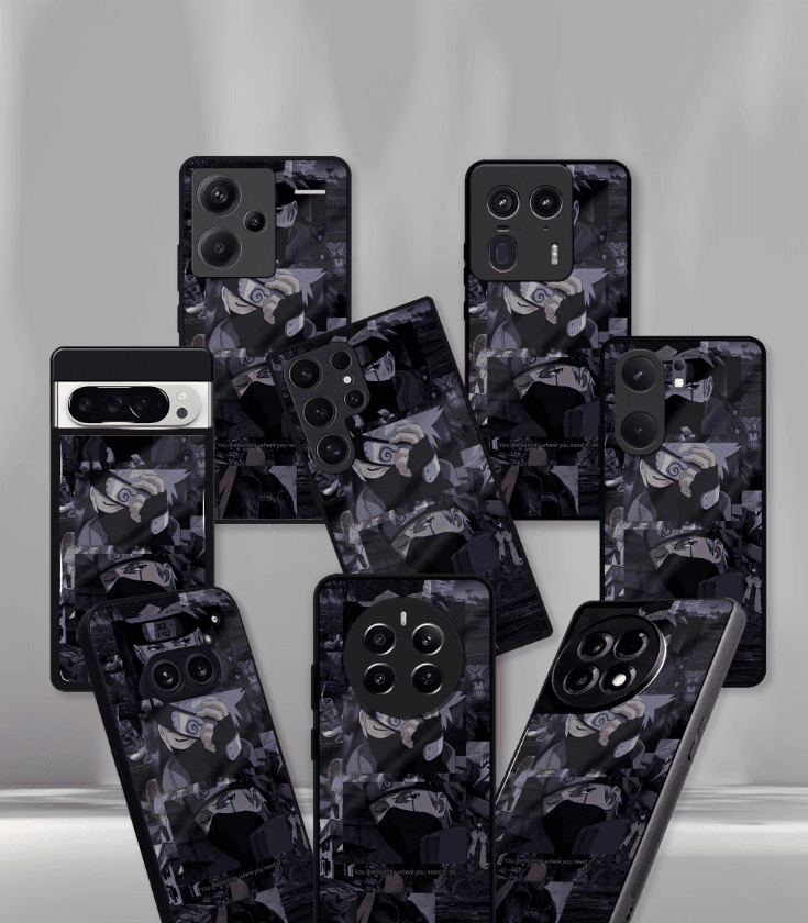 anime printed premium glossy phone case compatible for all phone models