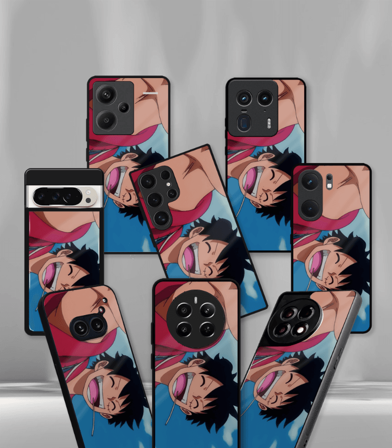 anime printed premium glossy phone case compatible for all phone models