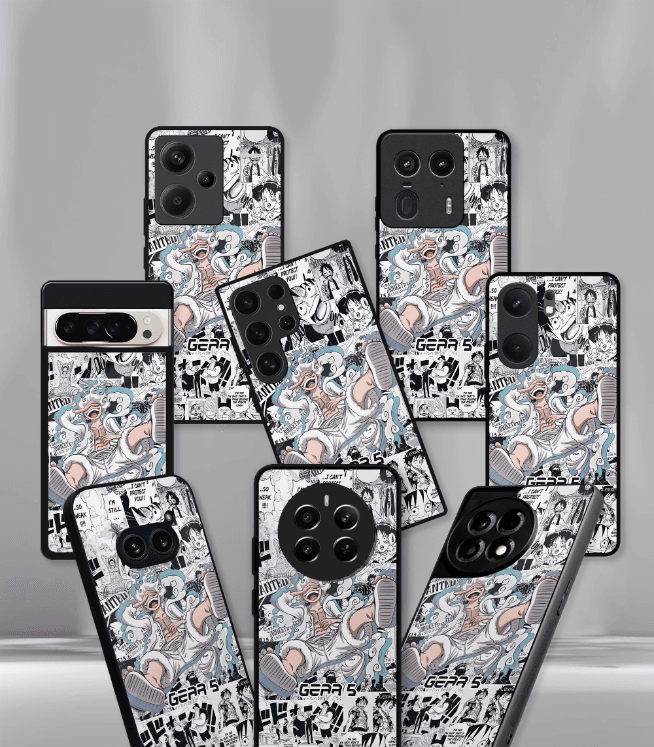 anime printed premium glossy phone case compatible for all phone models