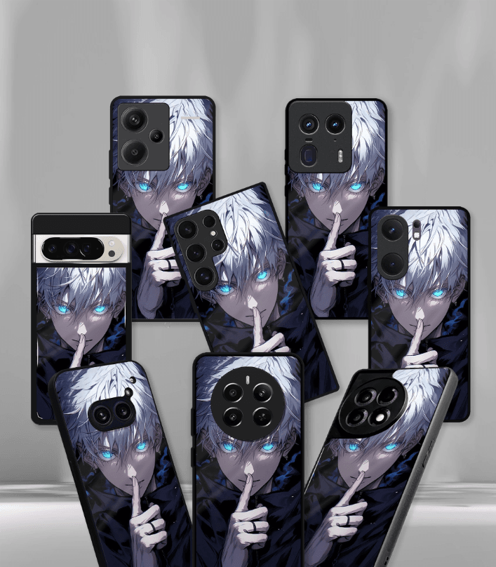 anime printed premium glossy phone case compatible for all phone models