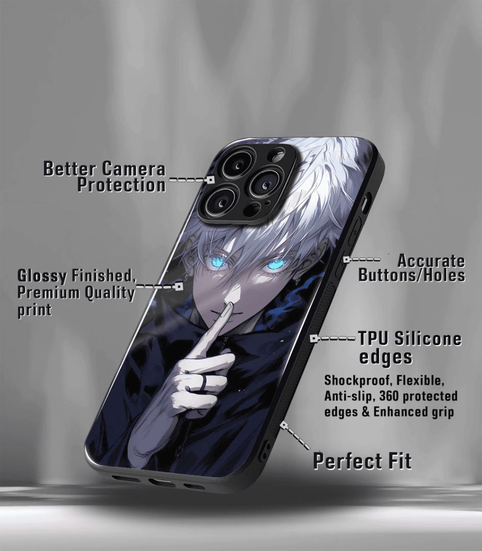 anime printed premium glossy phone case compatible for all phone models